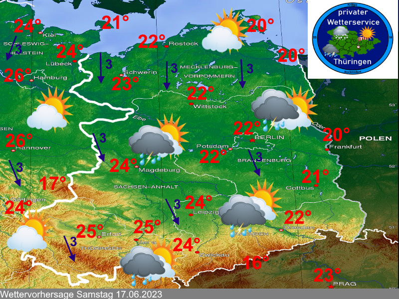 Wettervorhersage Ostdeutschland Wochenendwetter