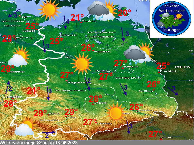 Wettervorhersage Ostdeutschland Wochenendwetter