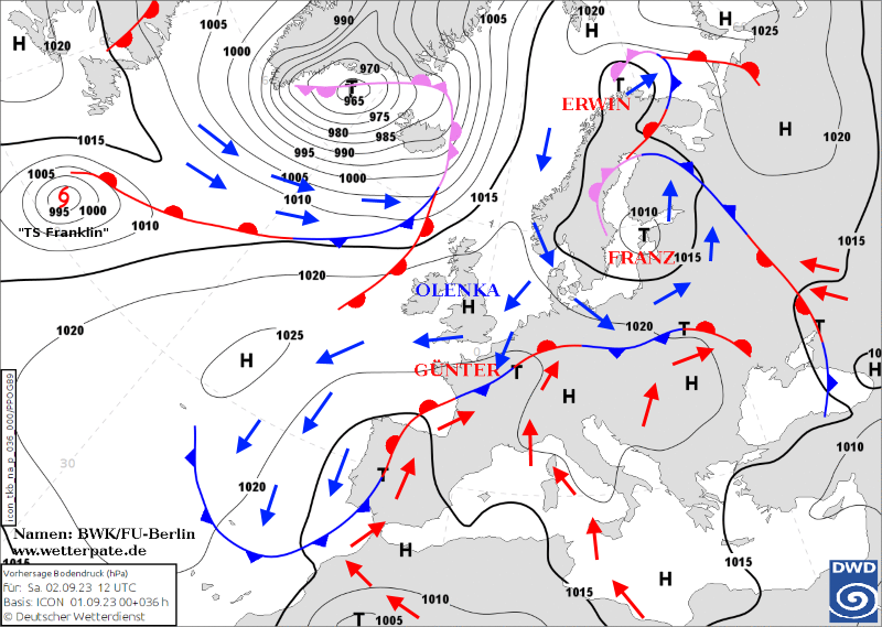 Wochenendwetter Thüringen Wetterlage