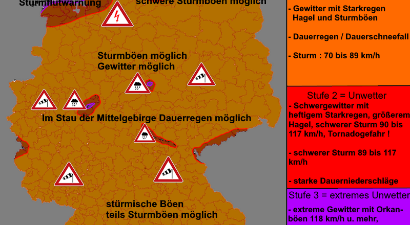 Sturmwarnung Deutschland