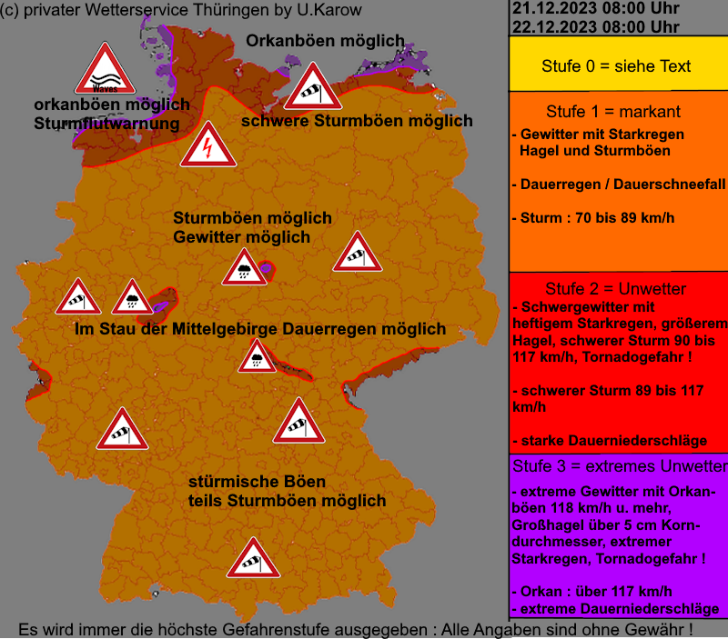 Sturmwarnung Deutschland