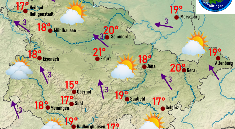 Wettervorhersage Thüringen