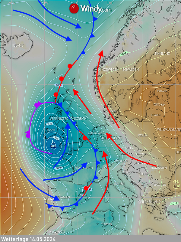 Warnlagebericht Deutschland Wetterlage 