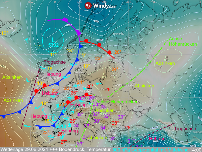 Warnlagebericht Deutschland Wetterlage 