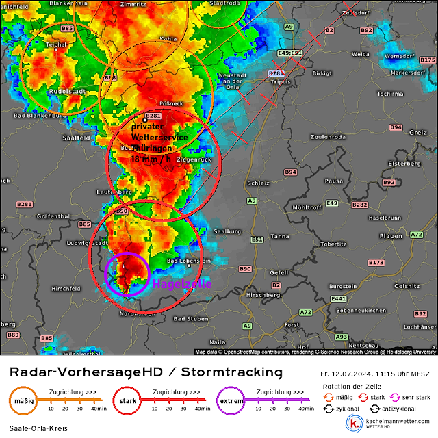 Unwetter Stormtracking 