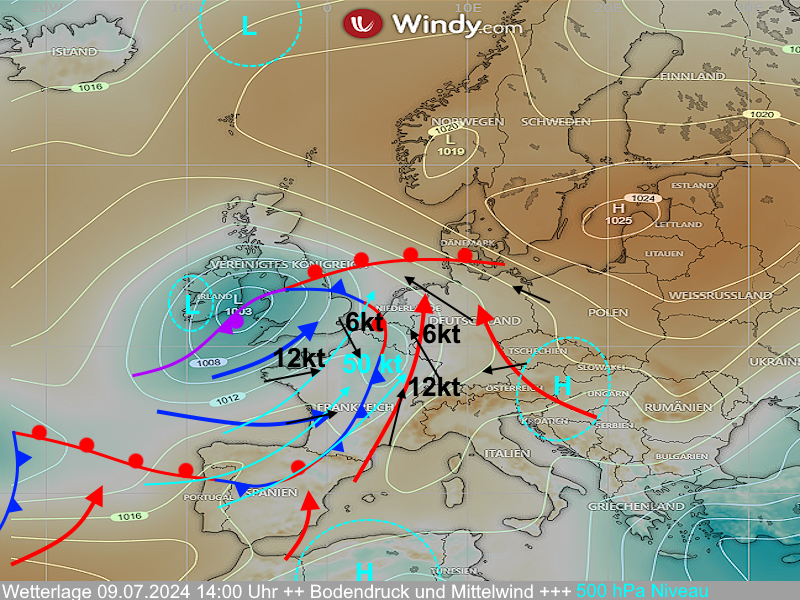 Warnlagebericht Deutschland Wetterlage Synoptik 