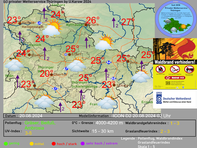 Wettervorhersage Thueringen 