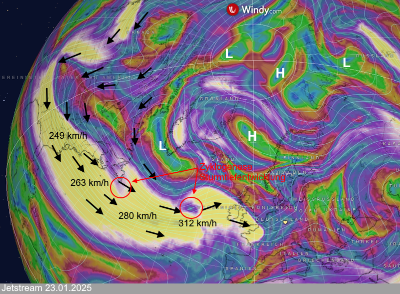 Wettervorhersage Thüringen Wetterlage Jetstream