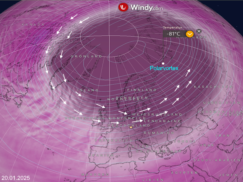 Wettervorhersage Polarwirbel