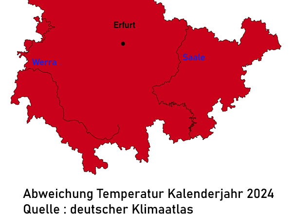 Klimarueckblick Temperatur 2024 Thueringen