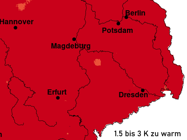 Temperaturabweichung 2024