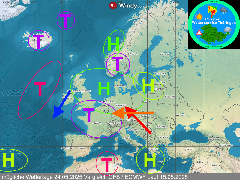 Wettervorhersage Thüringen Trend der Wetterlage