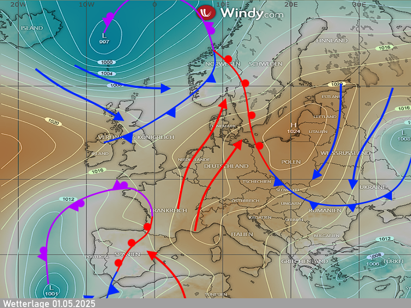 Wettervorhersage Thüringen Wetterlage 