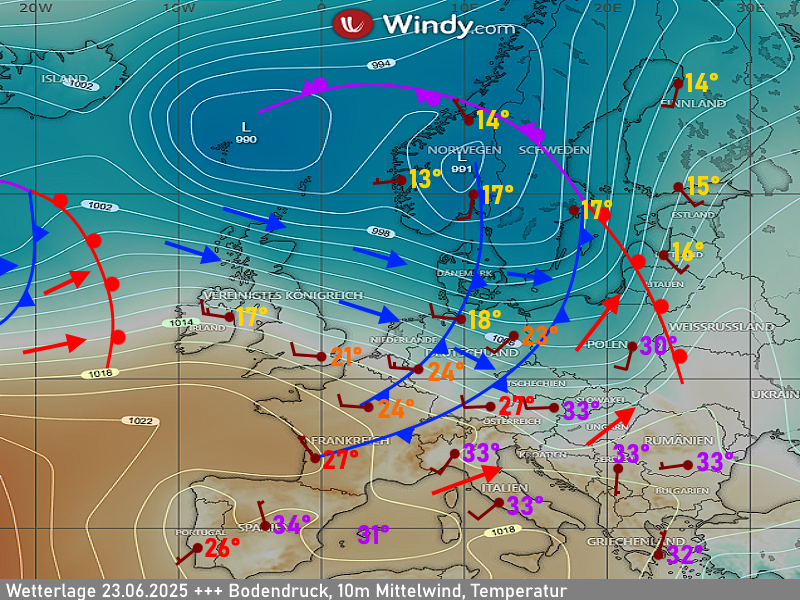 Warnlagebericht Deutschland Wetterlage 