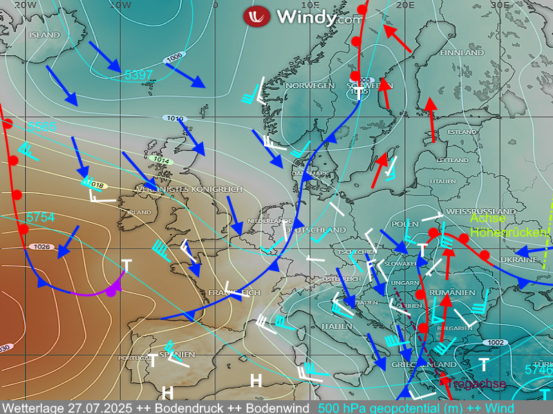 Warnlagebericht Deutschland Wetterlage 