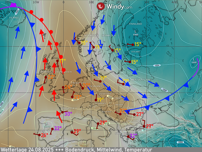 Wettervorhersage Thüringen Wetterlage