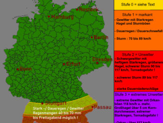 Warnlage Deutschland Warnkarte 21. August 2025