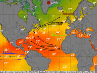 Meeresoberflächentemperaturen