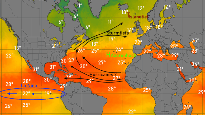 Meeresoberflächentemperaturen