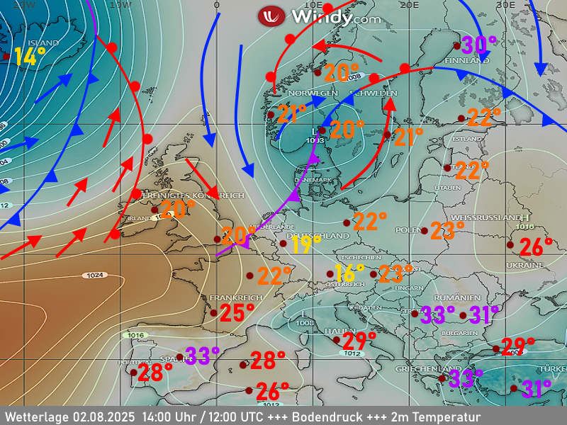 Wettervorhersage Thüringen Wetterlage 