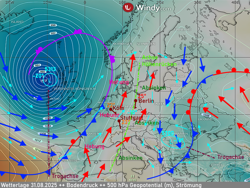 Wettervorhersage Thüringen Wetterkarte 