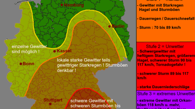Warnlagebericht Deutschland Warnkarte