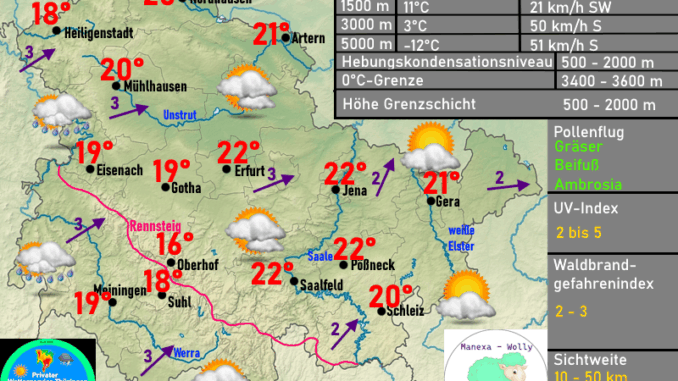 Wettervorhersage Thüringen