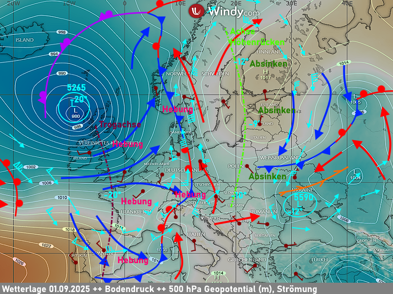 Wettervorhersage Thüringen Wetterlage