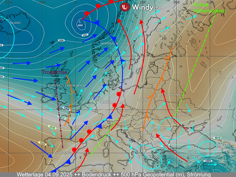 Warnlagebericht Deutschland Wetterlage 