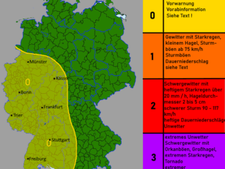 Warnlagebericht Deutschland Vorwarnung