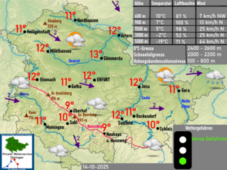 Wettervorhersage Thüringen