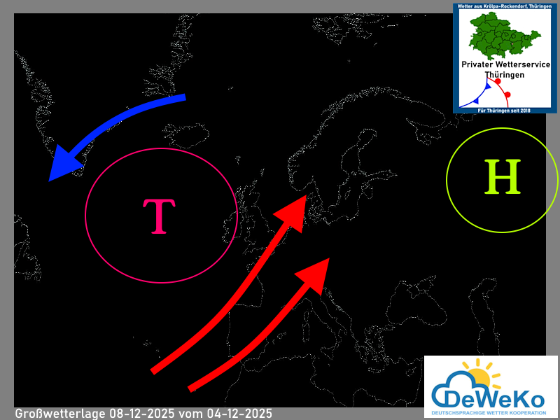 Grosswetterlage 08-12-2025