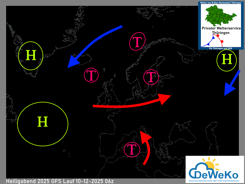 Weihnachten 2025 GFS