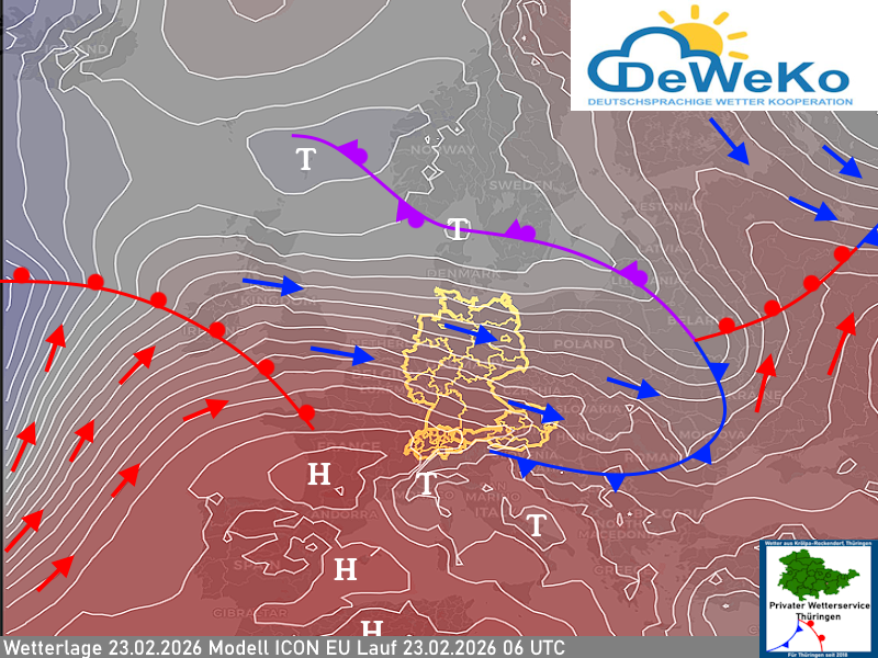 Wetterlage 23.02.2026