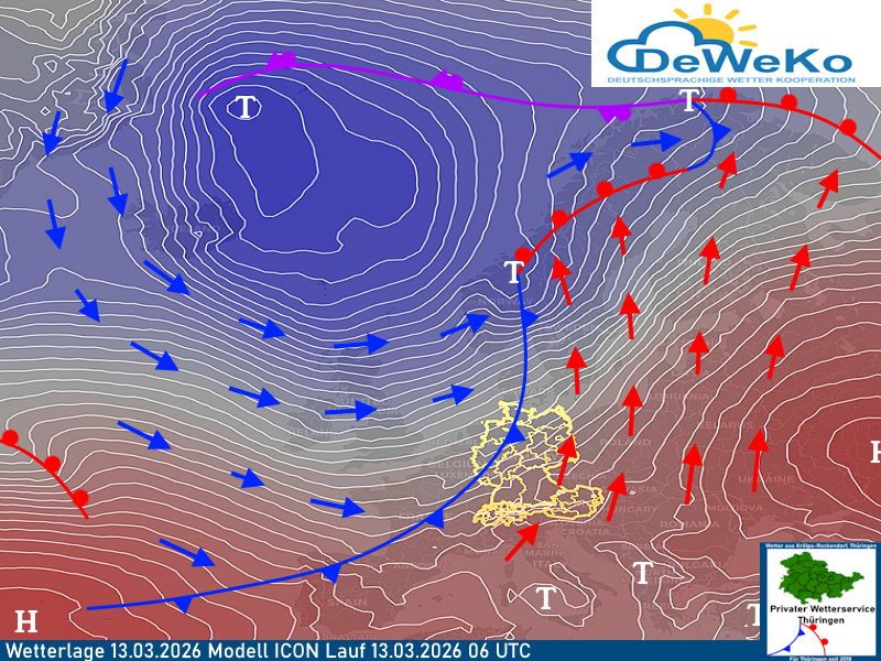 Wetterlage 13.03.2026