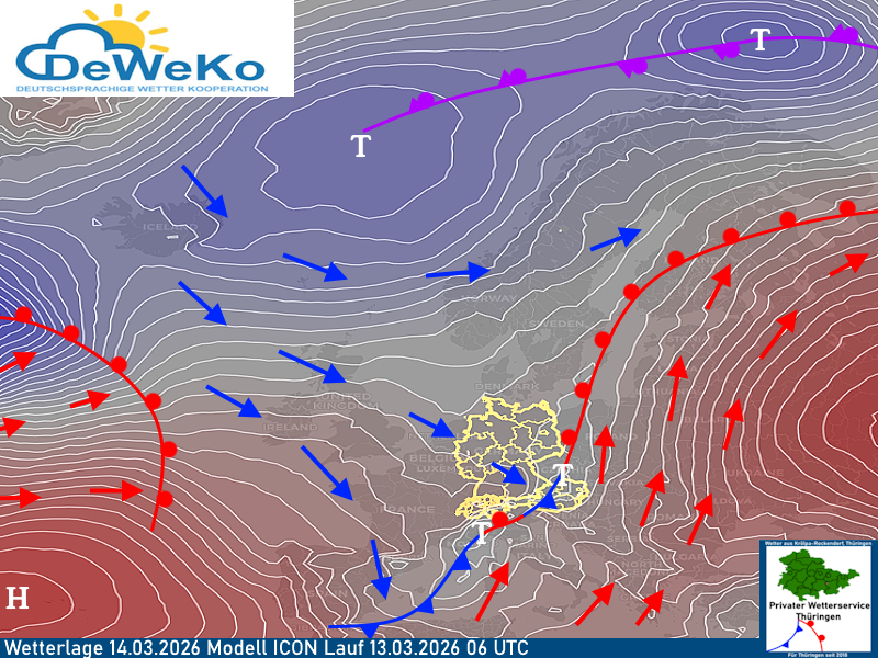Wetterlage 14-03-2026
