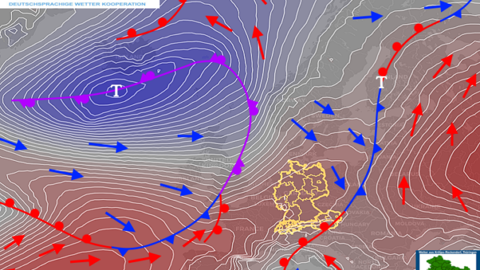 Wetterlage Sonntag den 15.03.2026