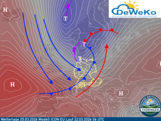 Wetterlage Mittwoch 25-03-2026