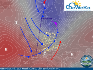 Wetterlage Mittwoch 25-03-2026 Update