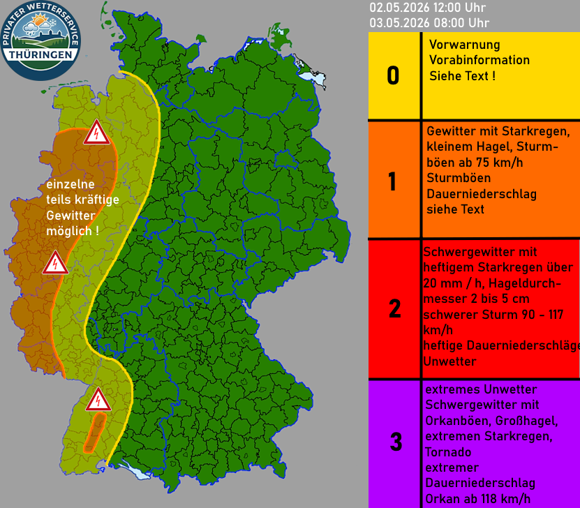 Warnlagebericht Deutschland 02-05-2026