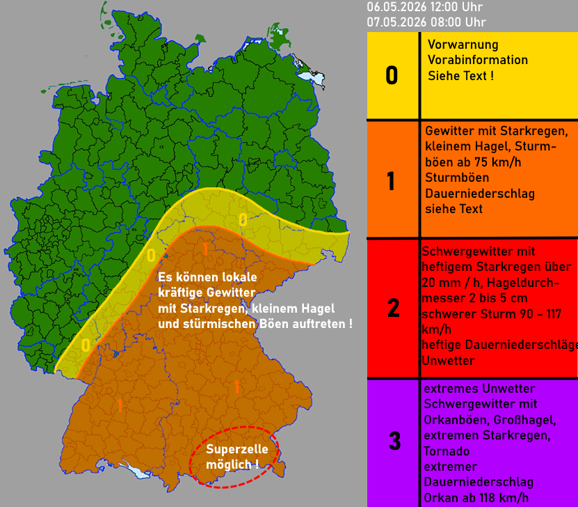 Warnlage Deutschland 06-05-2026